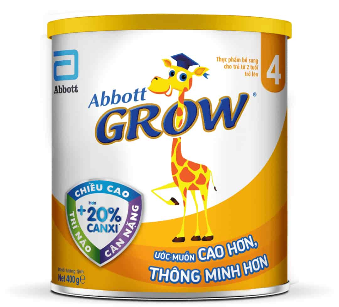 Sữa Abbott Grow sản phẩm chất lượng được đánh giá cao