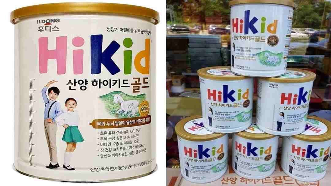 Hikid Gold Goat Milk hỗ trợ phát triển chiều cao nhanh chóng