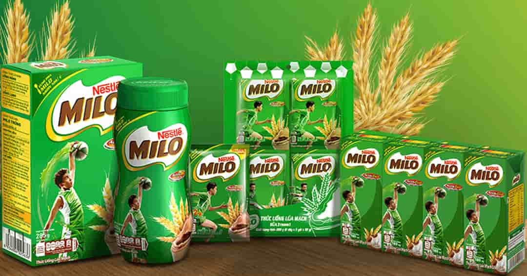 Sữa uống cacao Milo được sản xuất và cung cấp cho mọi lứa tuổi