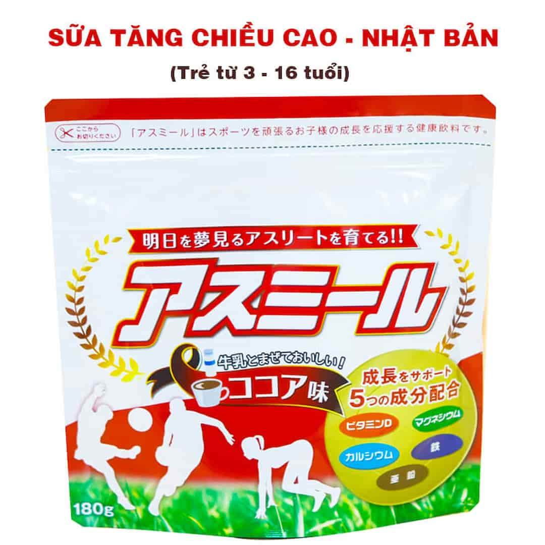 Sữa tăng chiều cao Asumiru Nhật Bản