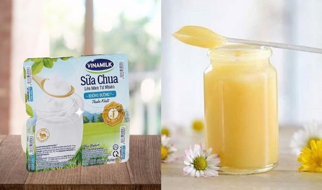 Mặt nạ sữa ong chúa và sữa chua