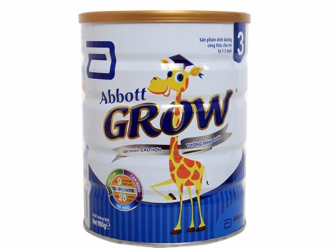 Sữa hỗ trợ tăng chiều cao cho bé 1 tuổi Abbott Grow 3. 