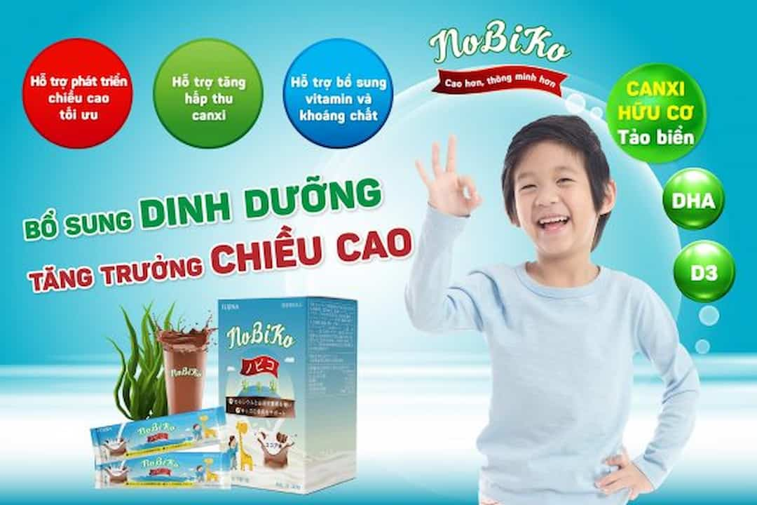 Sữa tăng chiều cao Nobiko Nhật Bản