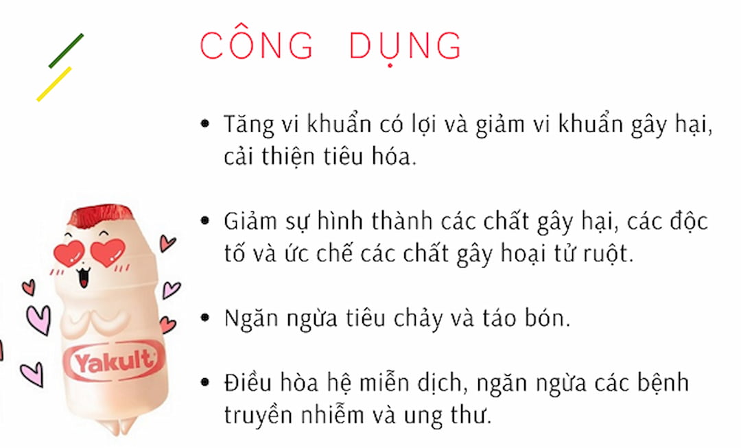 Các lợi ích của sữa Yakult đối với sức khỏe bé