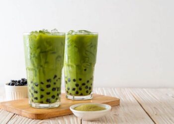 Trà sữa matcha thơm ngon ấn tượng với vị béo ngậy và hương thơm của trà