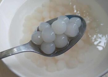 Cách làm trân châu bằng bột năng