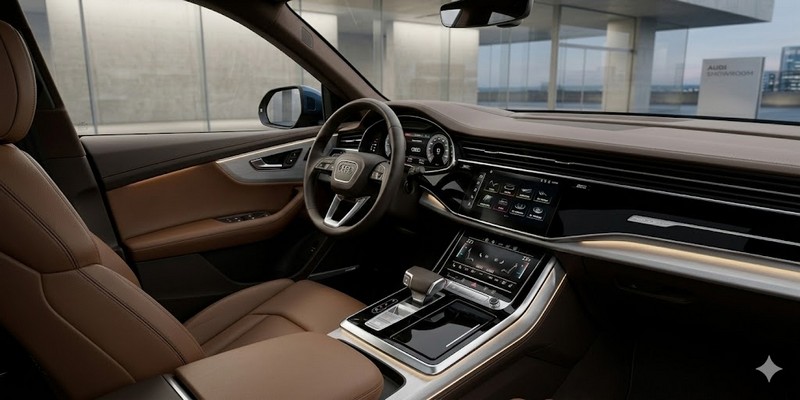 Nội thất Audi Q8 (Cận cảnh khoang lái kỹ thuật số)